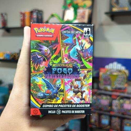 Mini bb fogofantasmagórico - combo booster com 18 boosters