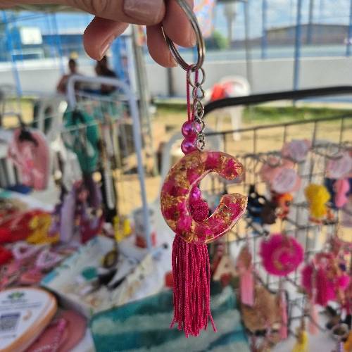 Chaveiro em resina personalizáveis