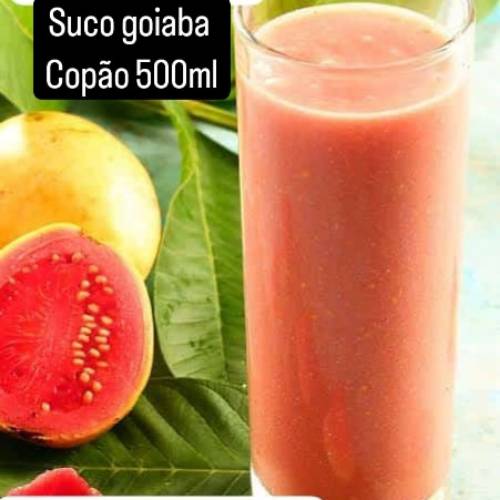 Copo 500ml Suco de goiaba natural
Com água:$10,00
Com leite :$12,00