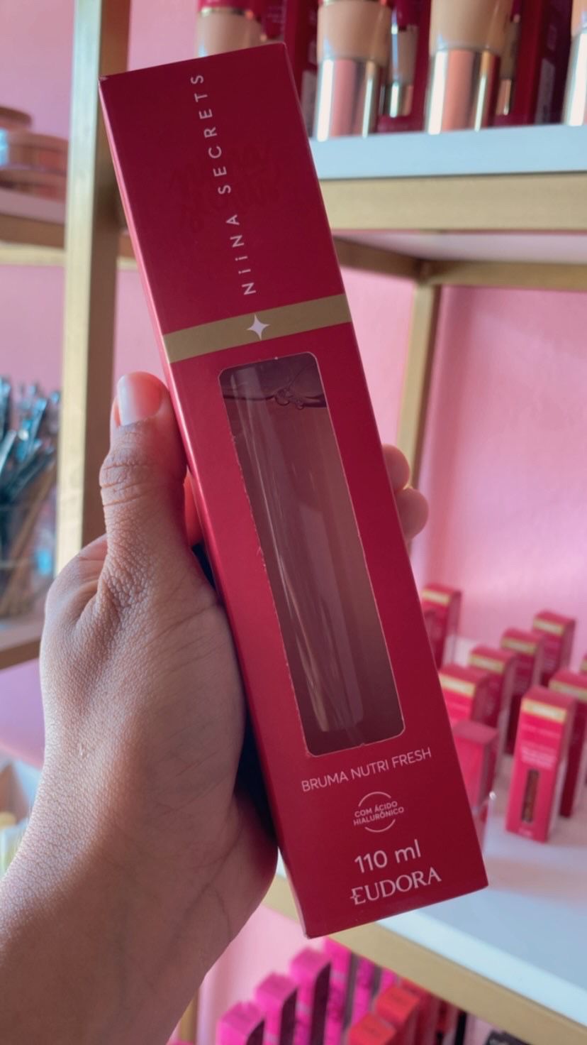 bruma ajuda a fixar a maquiagem