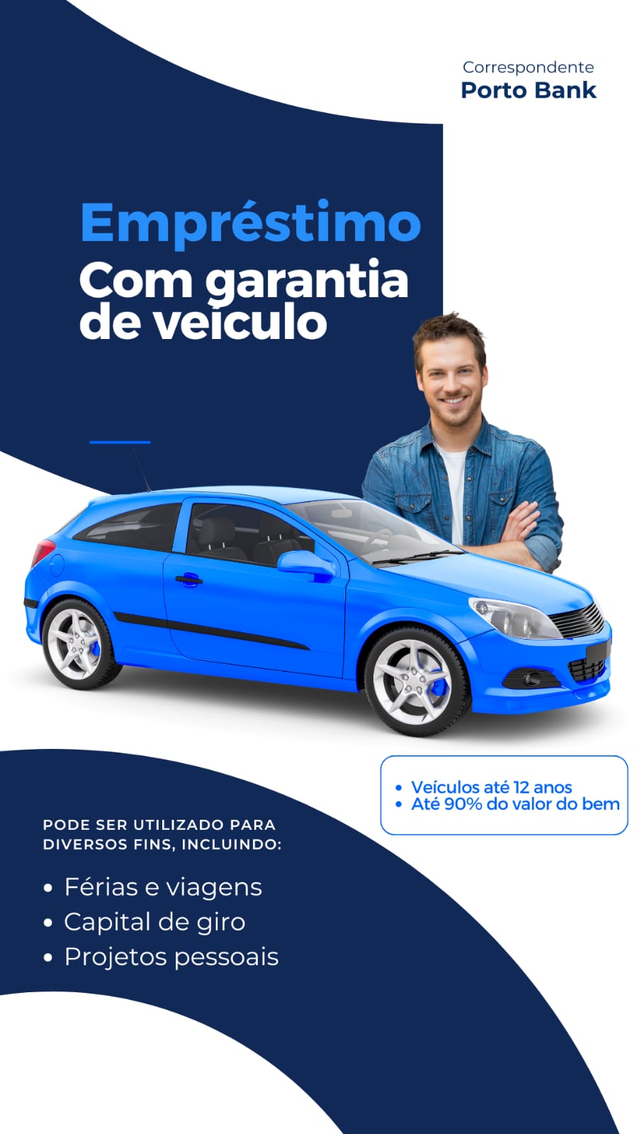 🚗🏡💰 Precisando de financiamento? 100% digital e sem complicação!A PortoBank oferece:✅ Financiamento de veículos leves e utilitários✅ Empréstimo com garantia de veículo✅ Empréstimo com garantia de imóvel✅ Processo 100% digital, rápido e seguro📲 Saiba mais! Fale comigo#Financiamento #PortoBank #SeuVeículoSeuSonho #EmpréstimoFácil