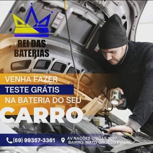 Faça teste gratuito na bateria do seu veículo!
Venha fazer uma visita
Avenida Nações Unidas, 1097
Bairro: Mato Grosso,Porto Velho-RO.