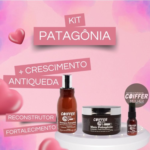 KIT CLIENTE PATAGONIA
O Kit Patagônia traz em sua fórmula a Fabiana Imbricata, flor nativa das encostas secas de terras altas no Chile e Argentina, excelente reconstrutor de fios, devidos a sua resistência à temperaturas extremas, produz enzimas de alta proteção e estas reconstroem a fibra capilar.
▪️Shampoo Patagônia 250ml
Finalidade: Antiqueda + Crescimento.
▪️Máscara Patagônia 250g
Finalidade: Antiqueda + Fator Crescimento.
▪️Óleo da Patagônia 30ml
Finalidade: Fator de crescimento + fator de fortalecimento.