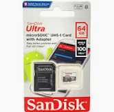 Com formato personalizado de alta velocidade, sem perdas! Inclui adaptador SD padrão. (UHS-1 Classe 10 certificado 80 MB/s)