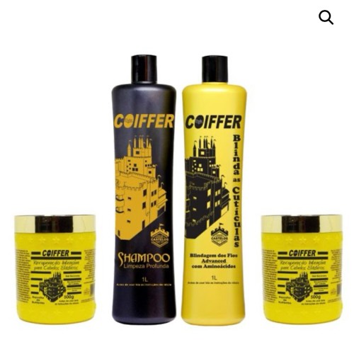 O Kit Profissional Blindagem dos Fios Advanced Coiffer é uma completa blindagem dos fios oferecendo proteção total.
Recupera cabelos danificados por excessos de descolorantes e quimicas em geral.
O Kit Profissional Blindagem dos Fios Advanced Coiffer Alisa gradativamente porém seu maior beneficio é a restauração de cabelos fracos, quebradiços e sem vitaminas.
Um poderoso produto que traz a beleza de volta aos seus cabelos.
Kit Profissional Blindagem dos Fios Coiffer, um kit completo para seus cabelos.
COMPOSIÇÃO:
Aminoácido Glioxilico
ITENS INCLUSOS:
1-Shampoo Blindagem Limpeza Profunda Coiffer 1 de litro;
1-Recuperação Intensiva para cabelos elásticos Coiffer de 1 de Litro;
1-Blindagem Advanced dos Fios Coiffer 1 de Litro. blinda as cuticulas
Linha profissional, este produto só deve ser manipulado por pessoas profissionais, em toda aplicação deve se fazer teste de mecha..