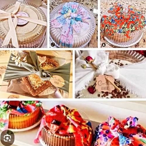 Além dos bolos deliciosos, nós da caseirinhos Marcia, nós dedicamos a entrega aos nossos clientes  lindas embalagens Afetivas e Presenteaveis, feito com muito  carinho ❤️
