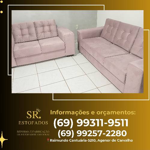 Fazemos reformas e fabricacões de estofados em geral!
Entre em contato e solicite um orçamento. 
Telefone: (69) 99311-9511
Obs: valor ilustatrivo, o valor final fica de acordo com o orçamento e forma de pagamento.
