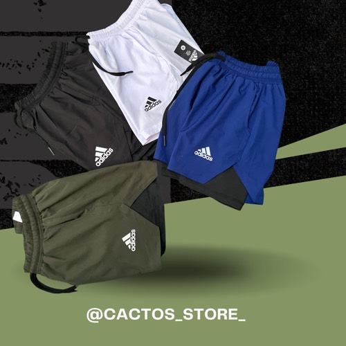 Short com compressão /bolso interno e externos